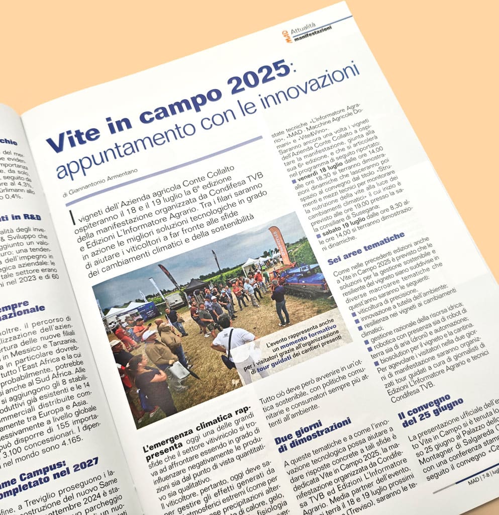 MAD Macchine Agricole Domani impaginazione moderna per la meccanica sempre in evoluzione