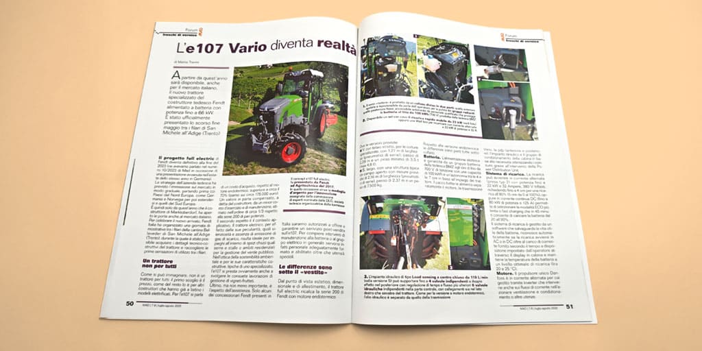MAD Macchine Agricole Domani impaginazione moderna per la meccanica sempre in evoluzione