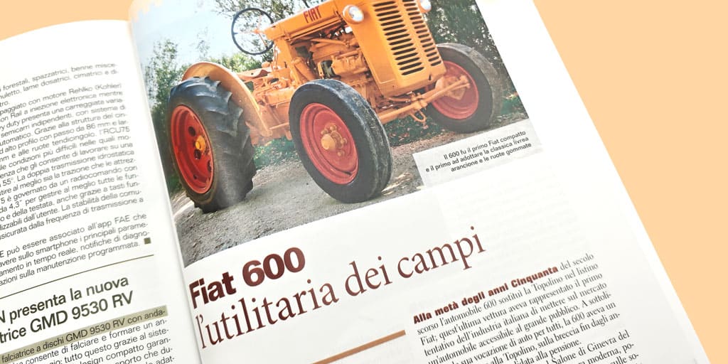 MAD Macchine Agricole Domani impaginazione moderna per la meccanica sempre in evoluzione