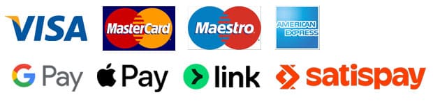 Queste sono i circuiti abilitati al pagamento sul nostro portale