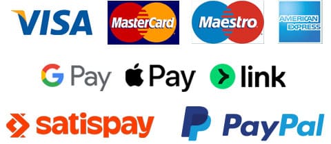 Queste sono i circuiti abilitati al pagamento sul nostro portale